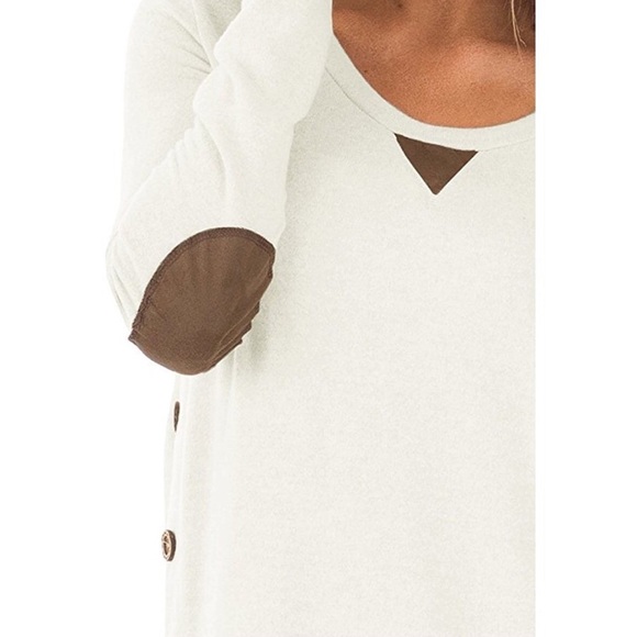 Crewneck Sweatshirts Loose T Shirt Blouse Top - Picture 5 of 5